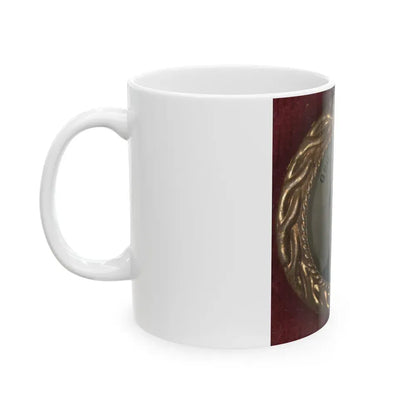 Gen. U.S. Grant Campaign Button For 1868 Presidential Election (U.S. Civil War) White Coffee Mug - Go Mug Yourself