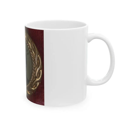 Gen. U.S. Grant Campaign Button For 1868 Presidential Election (U.S. Civil War) White Coffee Mug - Go Mug Yourself