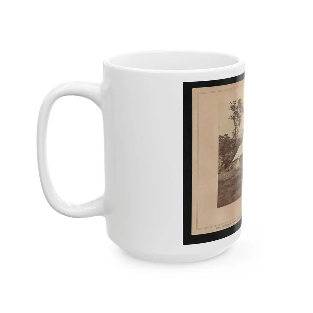 Gen. Randolph B. Marcy With Officers And Civilians At Army Of The Potomac Headquarters. Antietam, Md. (U.S. Civil War) White Coffee Mug-Go Mug Yourself