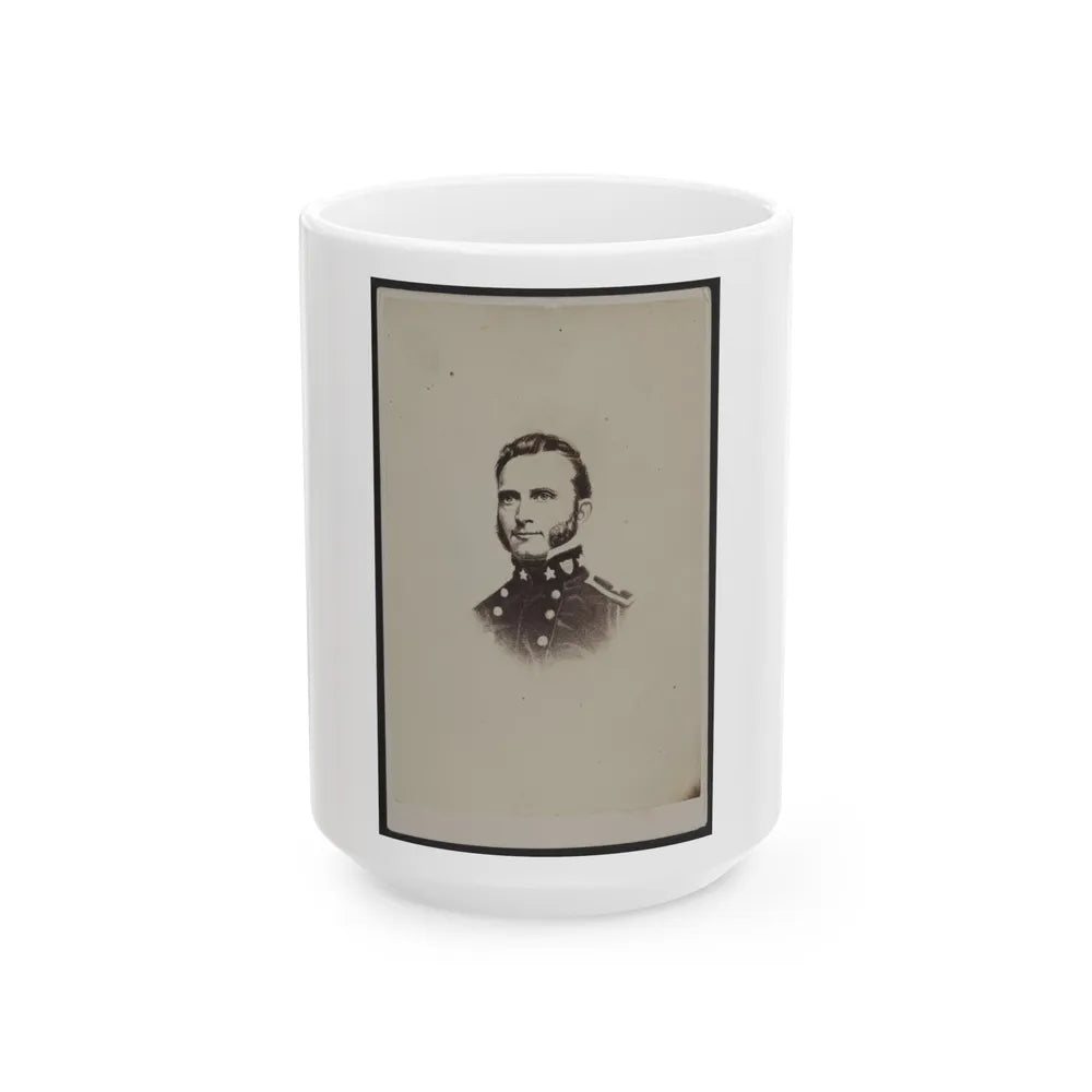 Gen. Stonewall Jackson (U.S. Civil War) White Coffee Mug-15oz-Go Mug Yourself