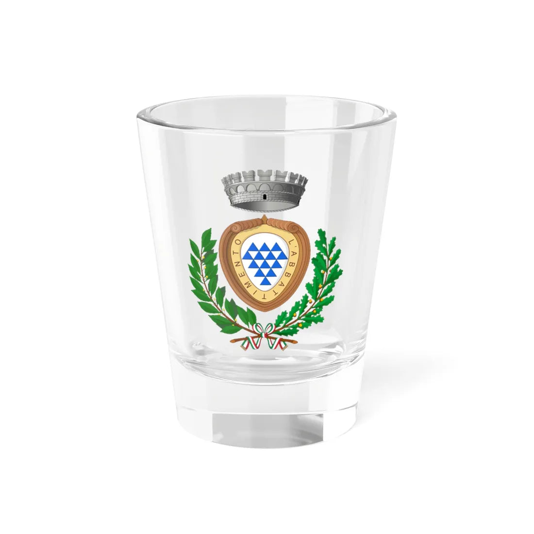 Genazzano-Stemma (Italy) (Coat of Arms) Shot Glass 1.5oz 1.5oz - Go Mug Yourself
