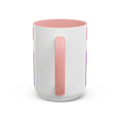 Genderfluidity Pride Flag - Accent Coffee Mug - Go Mug Yourself