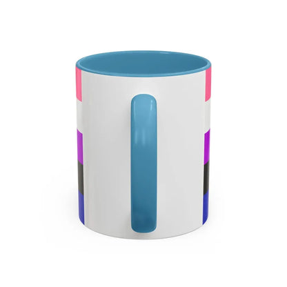 Genderfluidity Pride Flag - Accent Coffee Mug - Go Mug Yourself