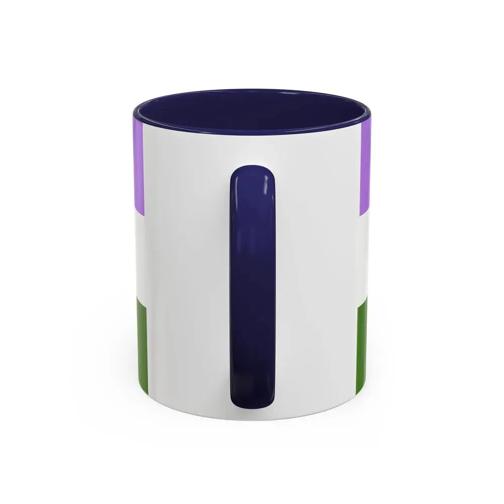 Genderqueer Pride Flag - Accent Coffee Mug - Go Mug Yourself