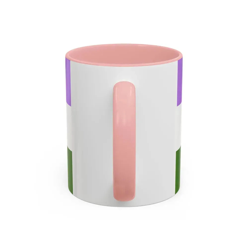 Genderqueer Pride Flag - Accent Coffee Mug - Go Mug Yourself