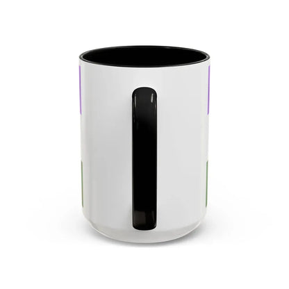 Genderqueer Pride Flag - Accent Coffee Mug - Go Mug Yourself