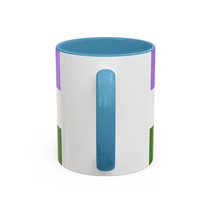 Genderqueer Pride Flag - Accent Coffee Mug - Go Mug Yourself