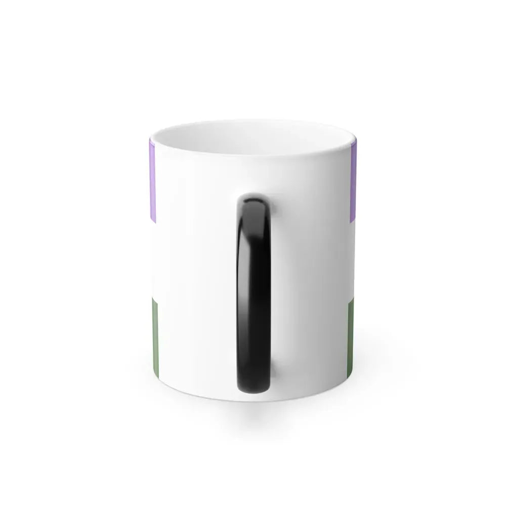 Genderqueer Pride Flag - Color Changing Mug 11oz - Go Mug Yourself
