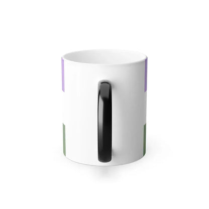 Genderqueer Pride Flag - Color Changing Mug 11oz - Go Mug Yourself