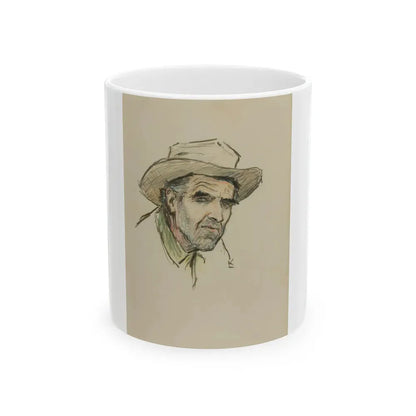 Gene Underwood of Cooke City, Montana, 1924 - White Coffee Mug 11oz - Go Mug Yourself