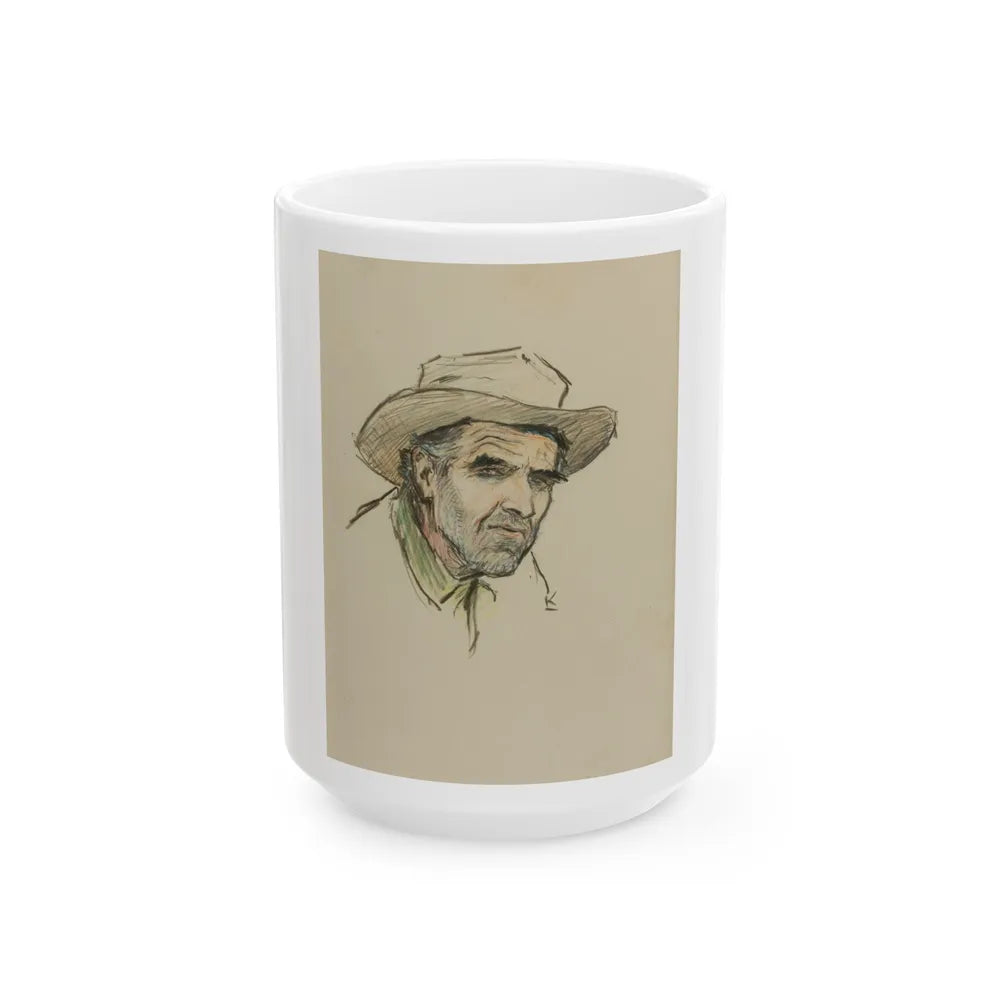 Gene Underwood of Cooke City, Montana, 1924 - White Coffee Mug-15oz-Go Mug Yourself