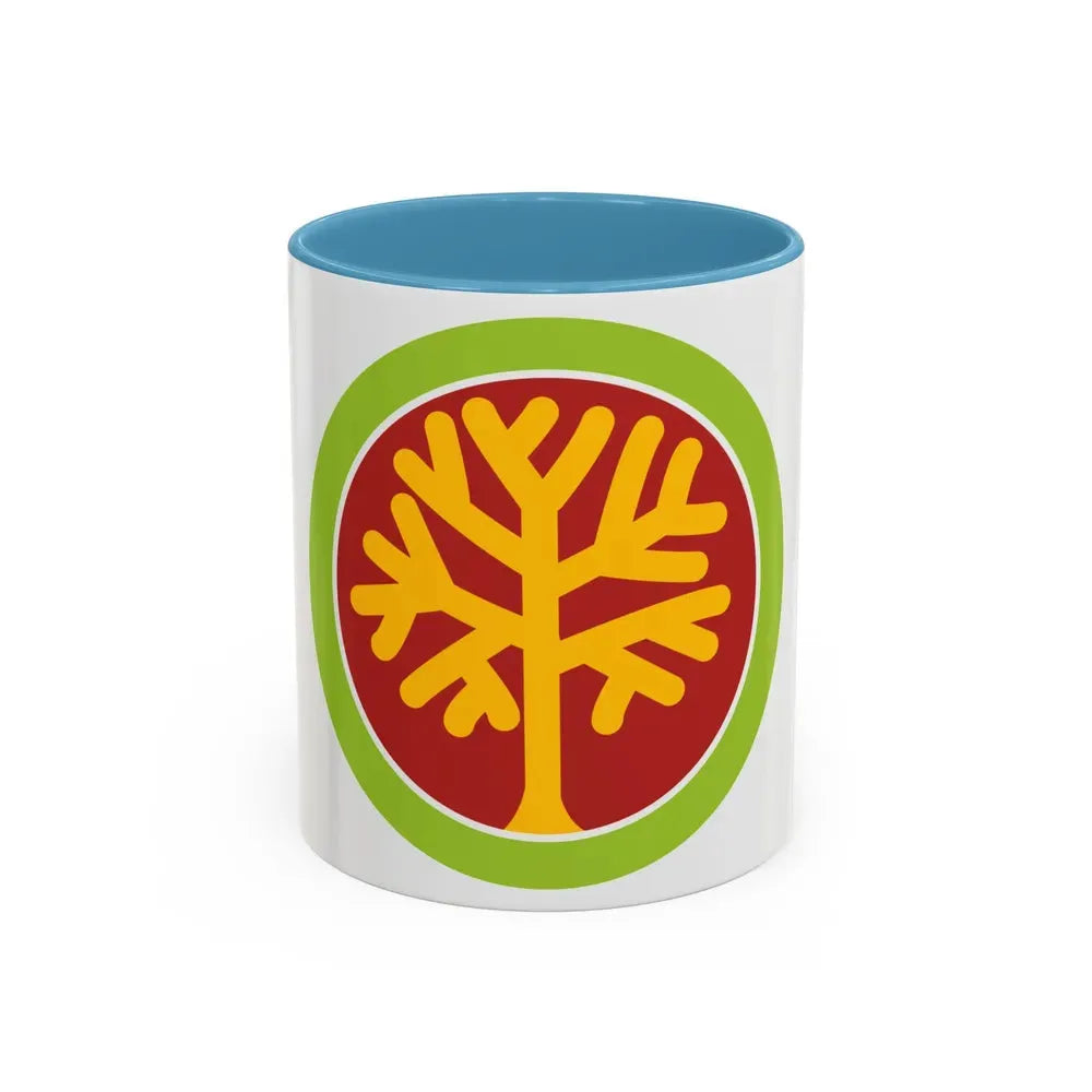 Genealogy (Boy Scout Merit Badge) Accent Coffee Mug 11oz Light Blue - Go Mug Yourself