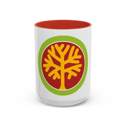 Genealogy (Boy Scout Merit Badge) Accent Coffee Mug 15oz Red - Go Mug Yourself