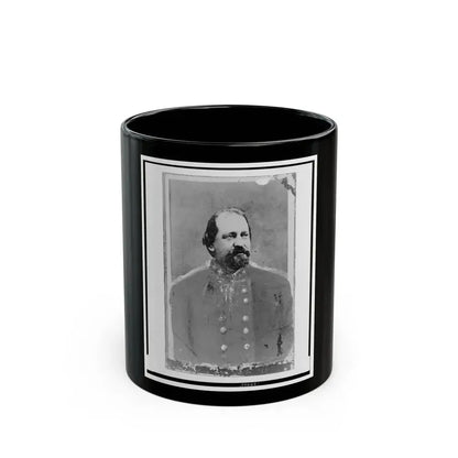 General A.J. Vaughn, Of Texas, C.S.A., In Uniform, Half-Length Portrait, Facing Right (U.S. Civil War) Black Coffee Mug 11oz - Go Mug Yourself