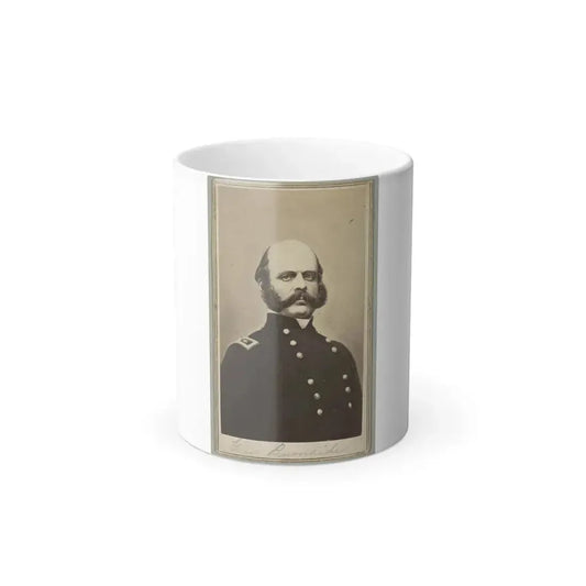 General Ambrose E. Burnside, Head-and-Shoulders Portrait, Facing Slightly Right, Wearing Military Uniform (U.S. Civil War) Color Changing Coffee Mug 11oz Default Title 11oz - Go Mug Yourself
