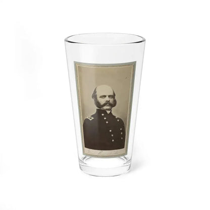 General Ambrose E. Burnside, Head-And-Shoulders Portrait, Facing Slightly Right, Wearing Military Uniform (U.S. Civil War) Pint Glass 16oz 16oz - Go Mug Yourself