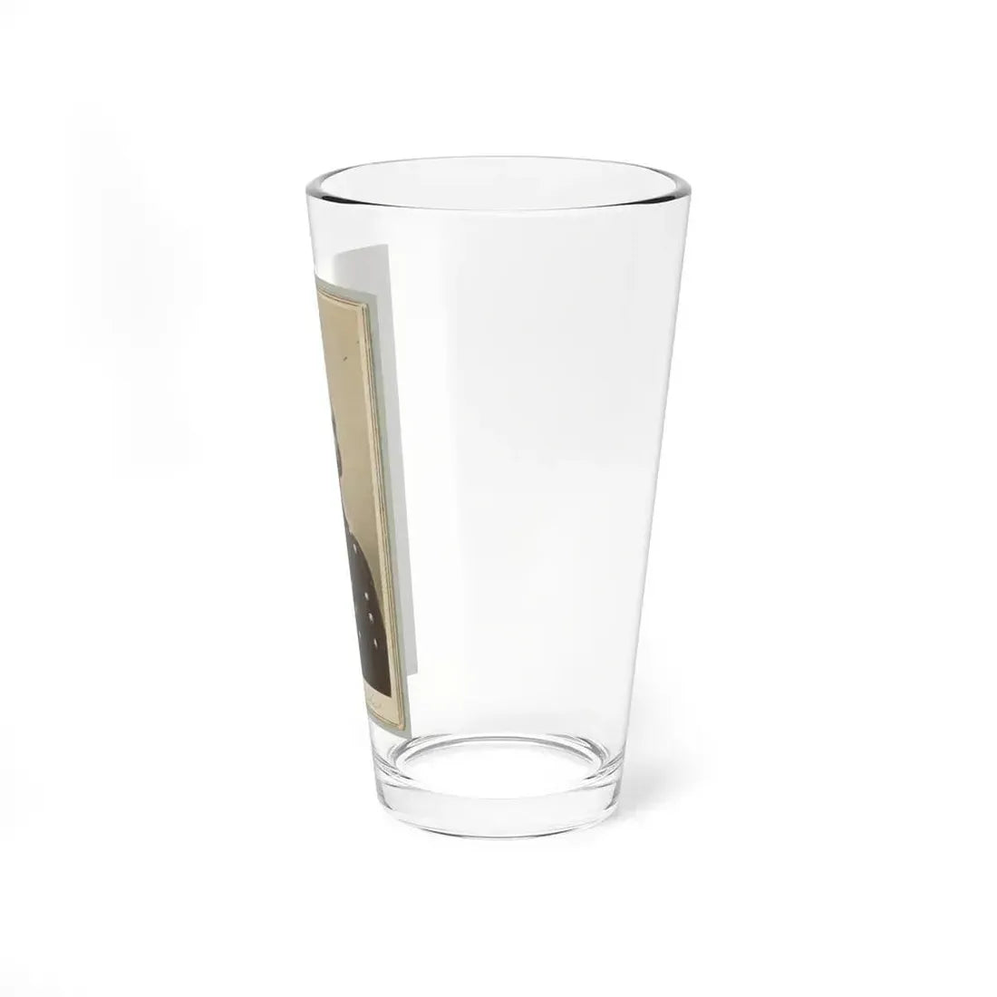 General Ambrose E. Burnside, Head-And-Shoulders Portrait, Facing Slightly Right, Wearing Military Uniform (U.S. Civil War) Pint Glass 16oz - Go Mug Yourself