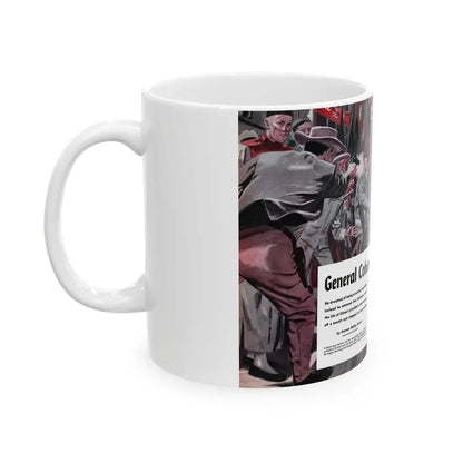 General Cohen - China Mystery Man, Cavalier, December 1953 - White Coffee Mug - Go Mug Yourself