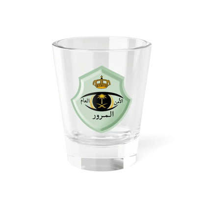 General Department of Traffic of Saudi Arabia (Saudi Arabia) (Coat of Arms) Shot Glass 1.5oz 1.5oz - Go Mug Yourself