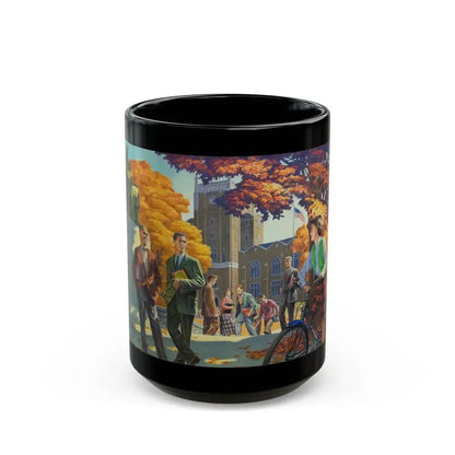 General Electric Company calendar, 1958 - Black Coffee Mug 15oz - Go Mug Yourself