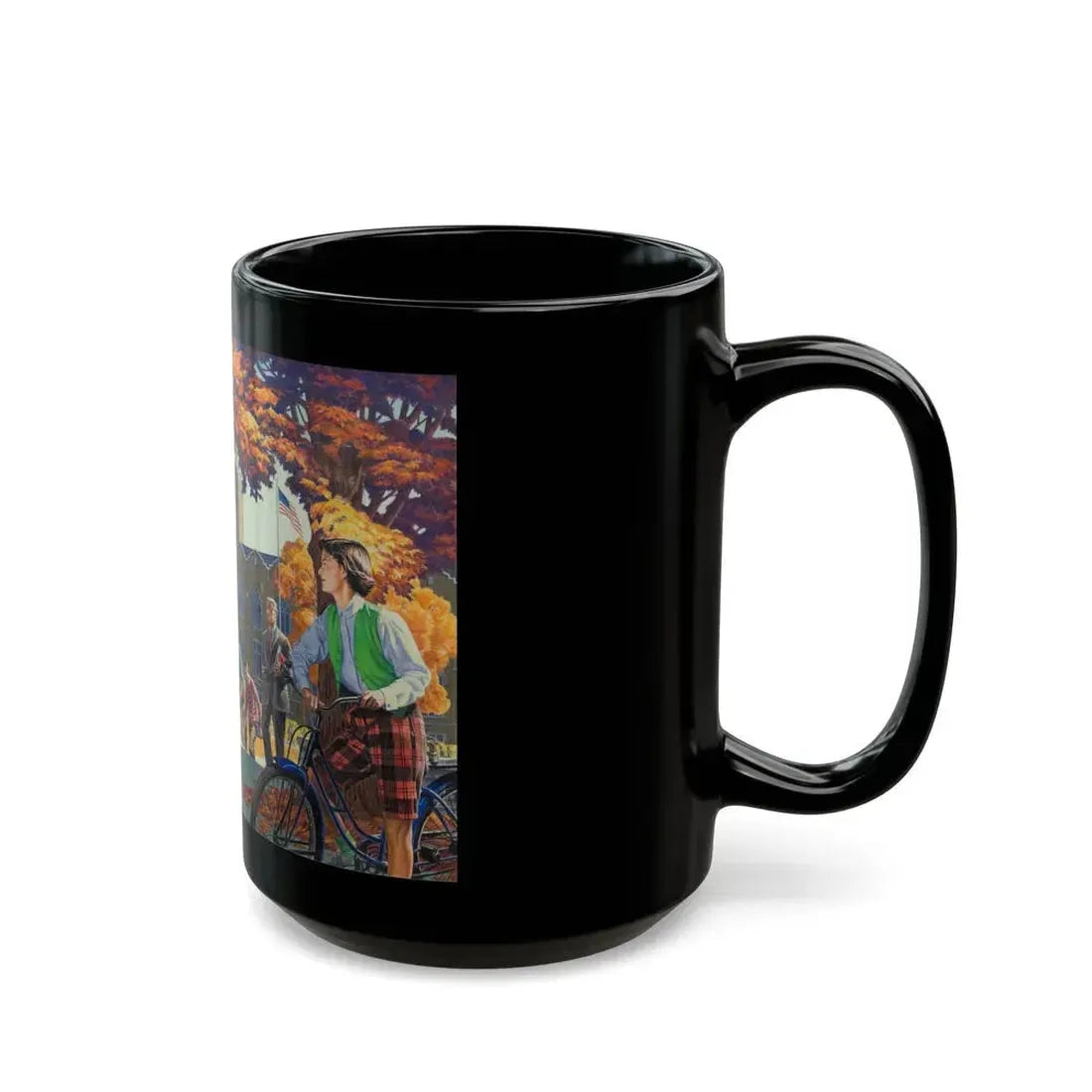 General Electric Company calendar, 1958 - Black Coffee Mug - Go Mug Yourself