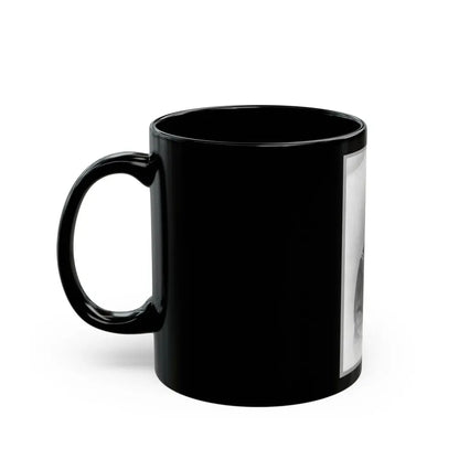 General George Henry Sharpe, Three-Quarter Length Portrait, Seated, Facing Right (U.S. Civil War) Black Coffee Mug - Go Mug Yourself