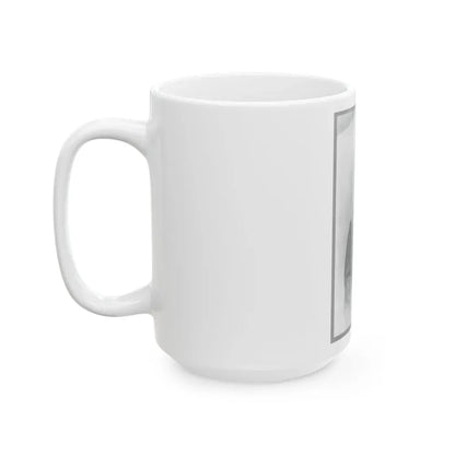General George Henry Sharpe, Three-Quarter Length Portrait, Seated, Facing Right (U.S. Civil War) White Coffee Mug - Go Mug Yourself