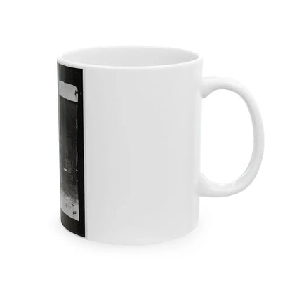 General Grant, Lt. Col. Bowers, And General Rawlins At Grant's Headquarters, Cold Harbor (U.S. Civil War) White Coffee Mug - Go Mug Yourself