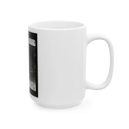 General Grant, Lt. Col. Bowers, And General Rawlins At Grant's Headquarters, Cold Harbor (U.S. Civil War) White Coffee Mug - Go Mug Yourself