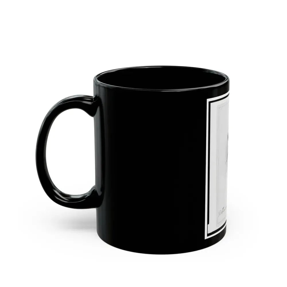 General Gustav Heinrichs, Union Officer, Half-Length Portrait, Facing Front (U.S. Civil War) Black Coffee Mug - Go Mug Yourself