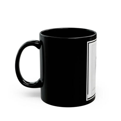 General Gustav Heinrichs, Union Officer, Half-Length Portrait, Facing Front (U.S. Civil War) Black Coffee Mug - Go Mug Yourself