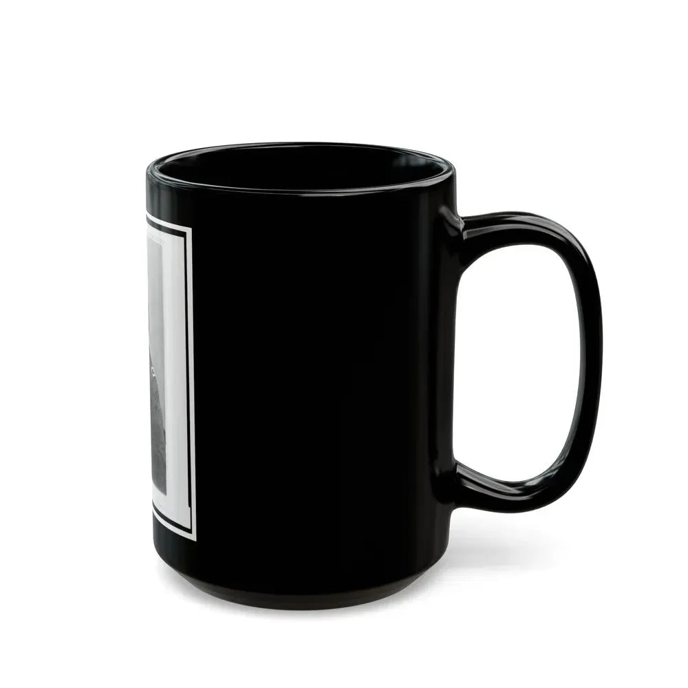 General Josiah Miller, Inspector General, Half-Length Portrait, Seated, Facing Left (U.S. Civil War) Black Coffee Mug - Go Mug Yourself