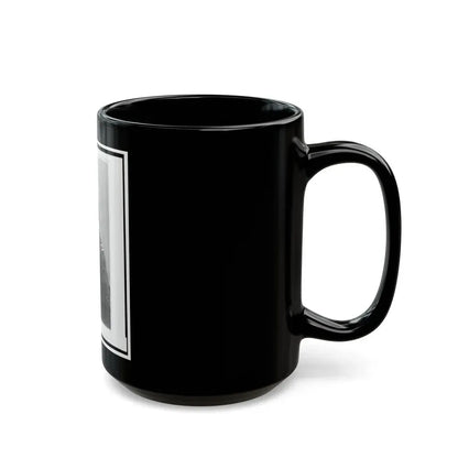 General Josiah Miller, Inspector General, Half-Length Portrait, Seated, Facing Left (U.S. Civil War) Black Coffee Mug - Go Mug Yourself