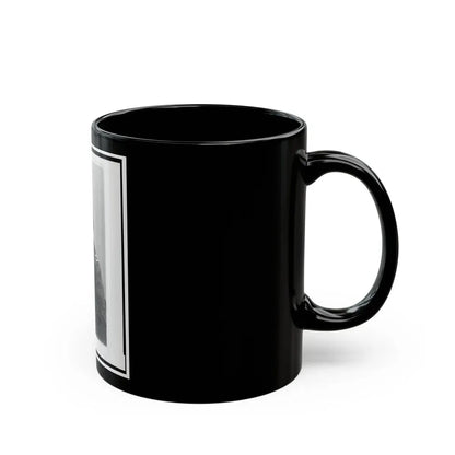 General Josiah Miller, Inspector General, Half-Length Portrait, Seated, Facing Left (U.S. Civil War) Black Coffee Mug - Go Mug Yourself