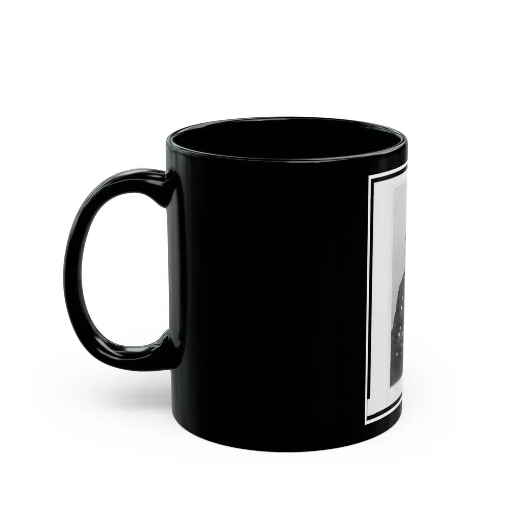 General Josiah Miller, Inspector General, Half-Length Portrait, Seated, Facing Left (U.S. Civil War) Black Coffee Mug - Go Mug Yourself
