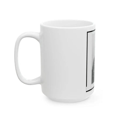General Josiah Miller, Inspector General, Half-Length Portrait, Seated, Facing Left (U.S. Civil War) White Coffee Mug - Go Mug Yourself