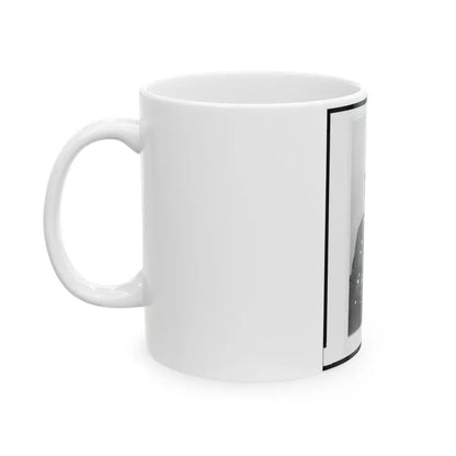 General Josiah Miller, Inspector General, Half-Length Portrait, Seated, Facing Left (U.S. Civil War) White Coffee Mug - Go Mug Yourself