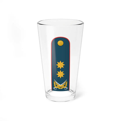 General leytenant AzDSX (Azerbaijan) (Military Rank) Pint Glass 16oz 16oz - Go Mug Yourself