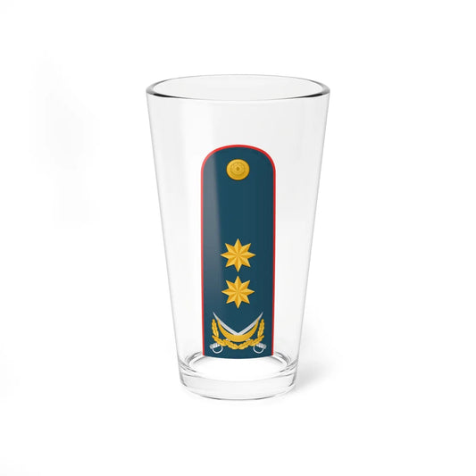 General leytenant AzDSX (Azerbaijan) (Military Rank) Pint Glass 16oz 16oz - Go Mug Yourself