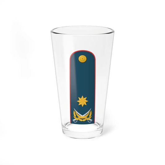 General mayor AzDSX (Azerbaijan) (Military Rank) Pint Glass 16oz 16oz - Go Mug Yourself