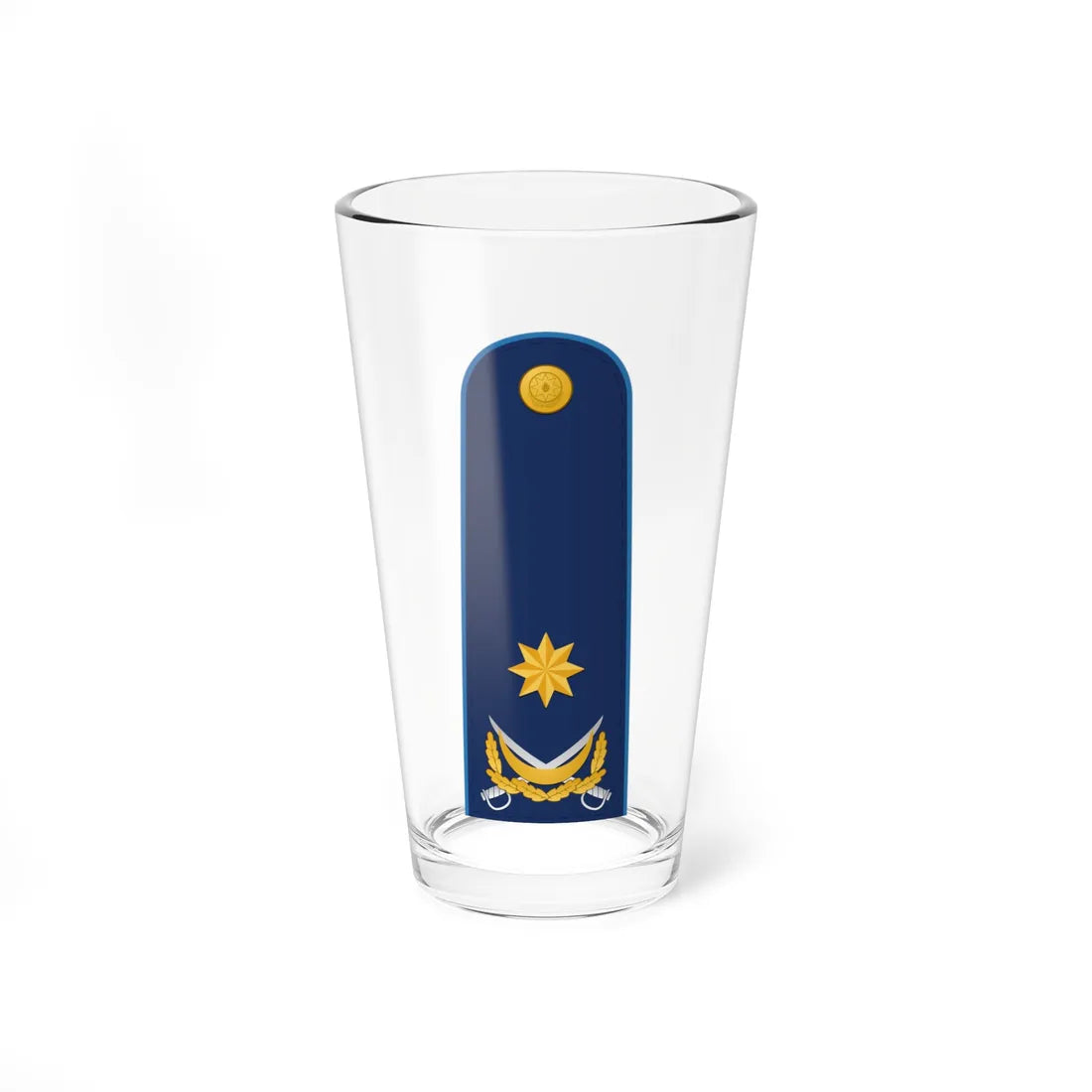General mayor AzHHQ (Azerbaijan) (Military Rank) Pint Glass 16oz 16oz - Go Mug Yourself