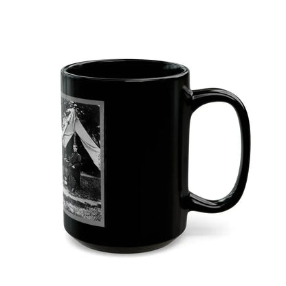 General Napoleon Bonaparte Mclaughlen And Staff Near Washington, D.C. (U.S. Civil War) Black Coffee Mug - Go Mug Yourself