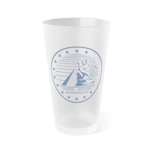 General Services Administration - Frosted Pint Glass 16oz 16oz Frosted - Go Mug Yourself
