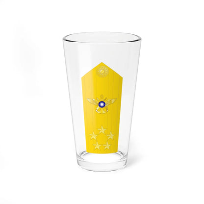 General Special Class rank insignia ROC (China) (Military Rank) Pint Glass 16oz - Go Mug Yourself