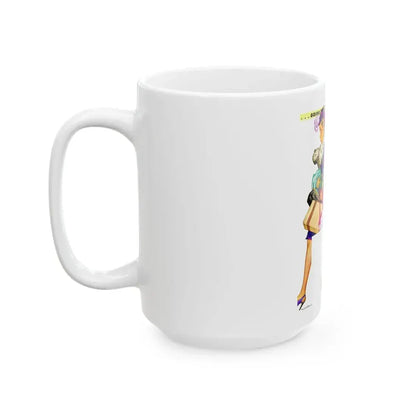 General Tire advertisement, The Saturday Evening Post - White Coffee Mug - Go Mug Yourself