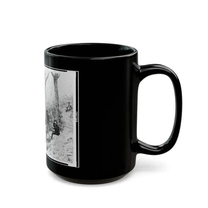 General Ulysses S. Grant And Five Other Men On Lookout Mountain, Tennessee (U.S. Civil War) Black Coffee Mug - Go Mug Yourself