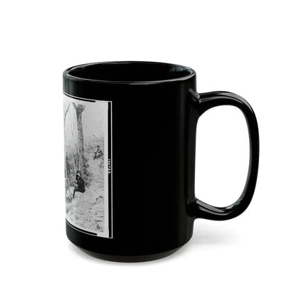 General Ulysses S. Grant And Five Other Men On Lookout Mountain, Tennessee (U.S. Civil War) Black Coffee Mug - Go Mug Yourself