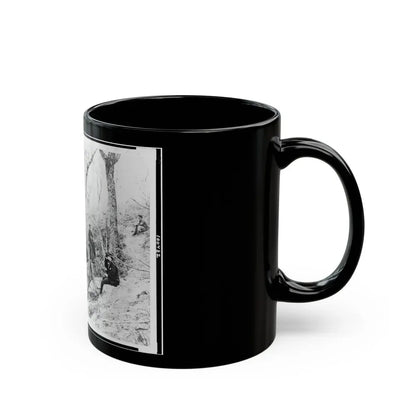 General Ulysses S. Grant And Five Other Men On Lookout Mountain, Tennessee (U.S. Civil War) Black Coffee Mug - Go Mug Yourself