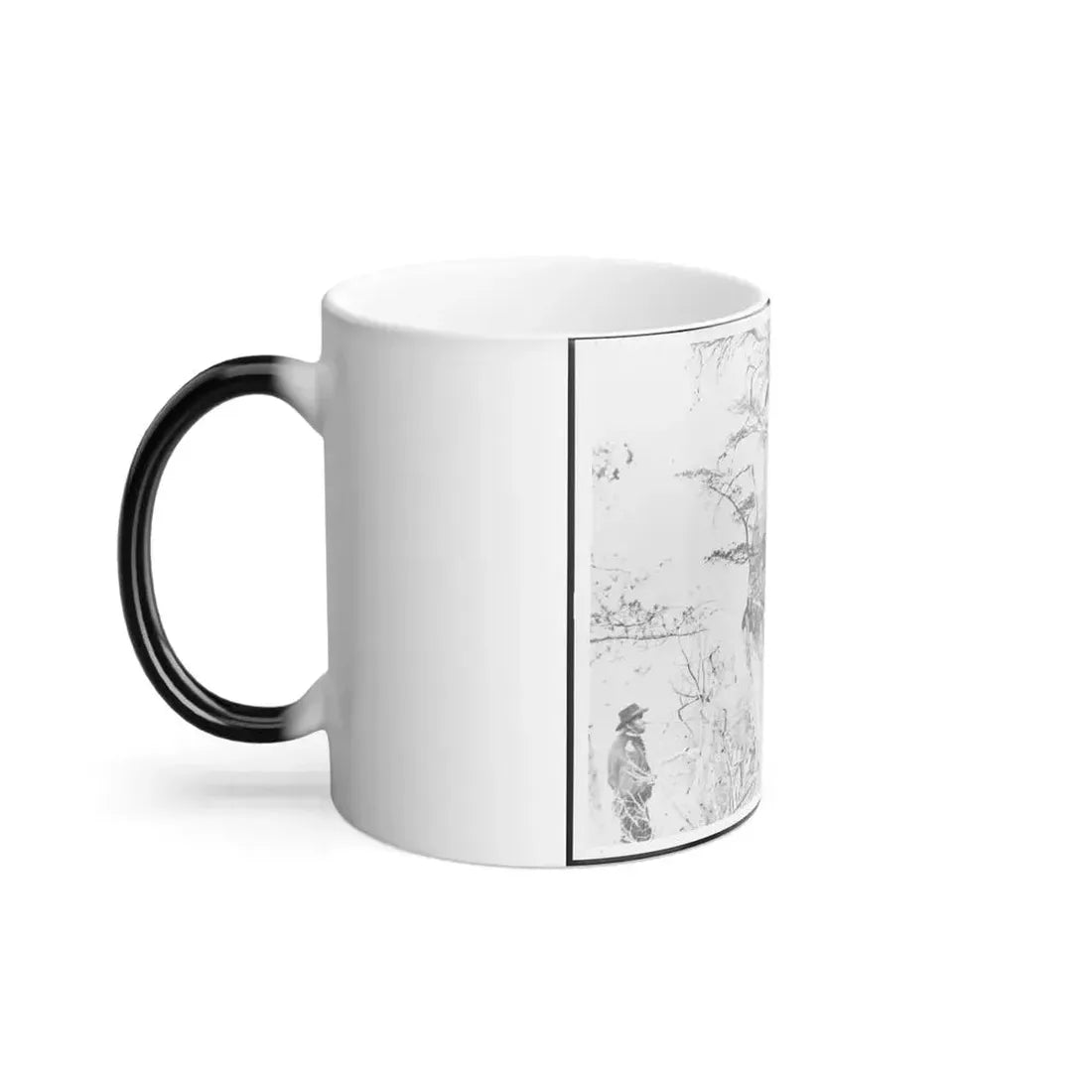 General Ulysses S. Grant and Five Other Men on Lookout Mountain, Tennessee (U.S. Civil War) Color Changing Coffee Mug 11oz - Go Mug Yourself