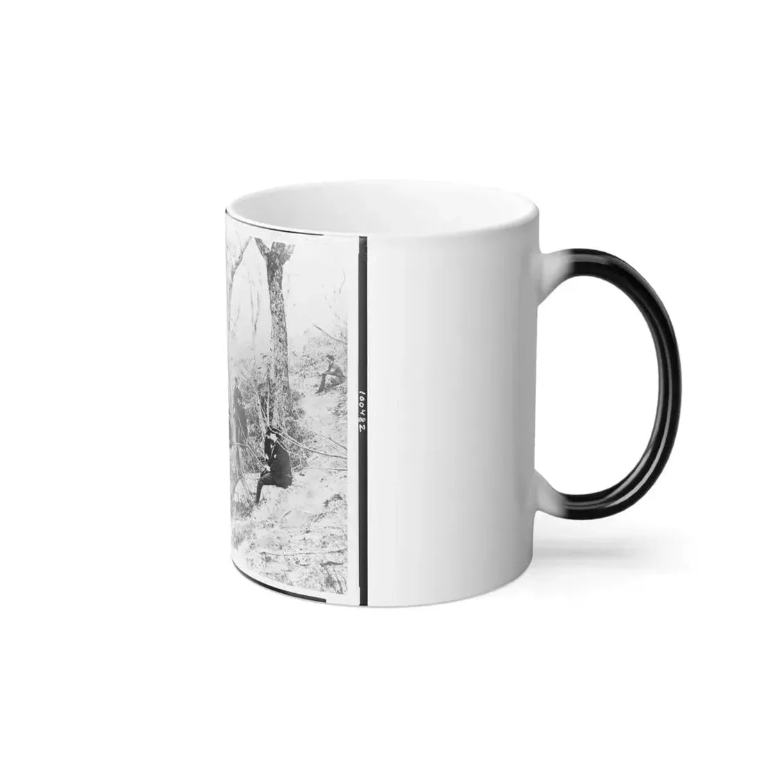 General Ulysses S. Grant and Five Other Men on Lookout Mountain, Tennessee (U.S. Civil War) Color Changing Coffee Mug 11oz - Go Mug Yourself